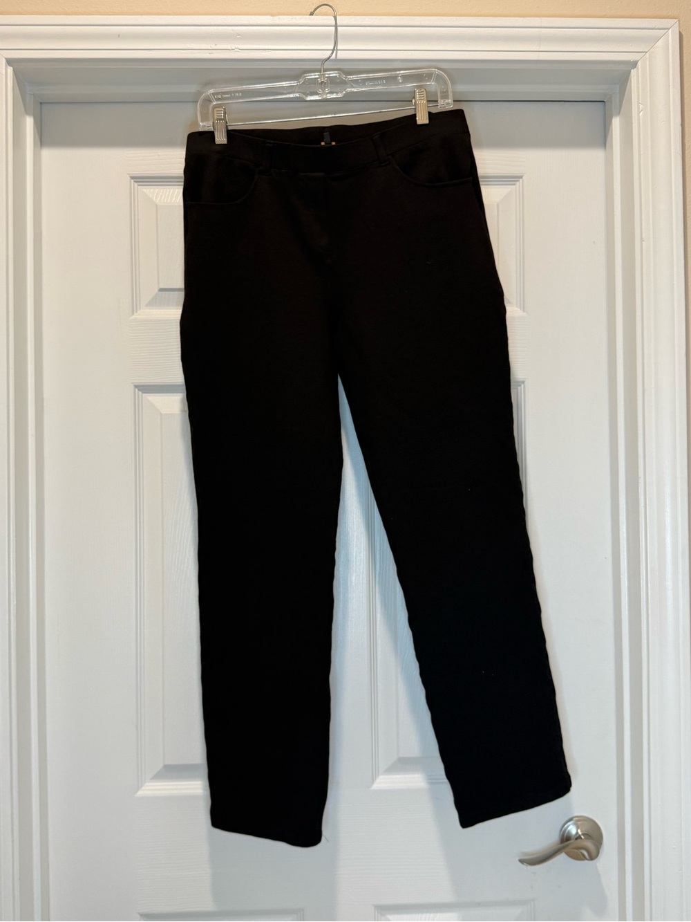 Quince Black Ultra-Stretch Ponte Pants